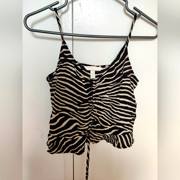 H&M ZEBRA Print Sleeveless Top - Picture 2 of 2